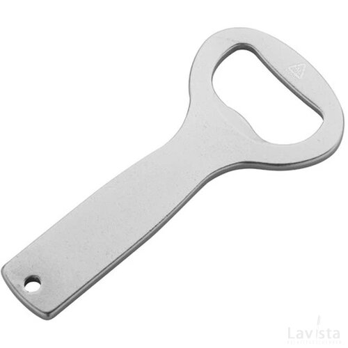 Gerecycled aluminium flesopener Zilver