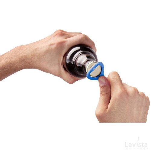 Gerecycled aluminium flesopener Zwart