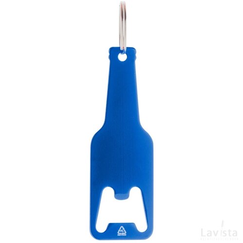 Flesvormige flesopener met hanger Blauw