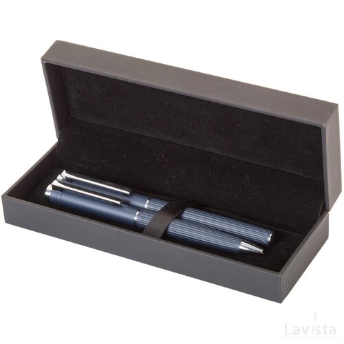 Stripo Pennenset Donker Blauw