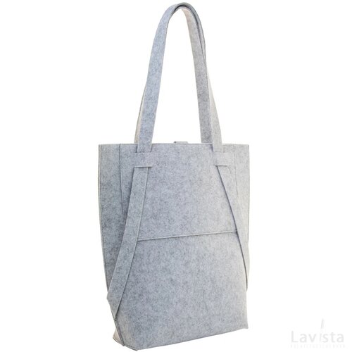 Creafelt Toteback Custom Made Rpet Schoudertas Grijs