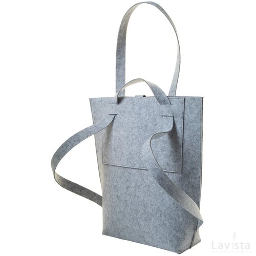 Creafelt Toteback Custom Made Rpet Schoudertas Grijs