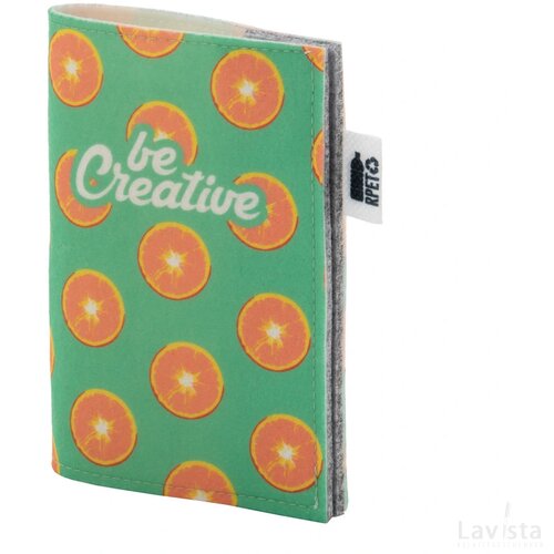 Custom made paspoorthoesje met bedrukte omslag Grijs