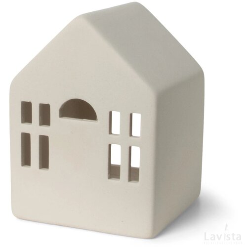 SENZA Theelichthouder Huis Wit