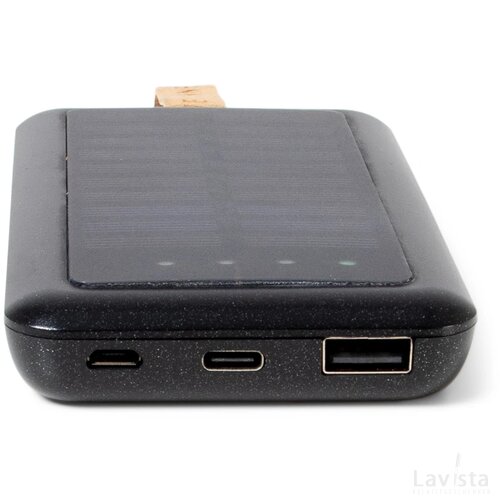 BRAINZ Solar Powerbank Fast Charging Wheatstraw