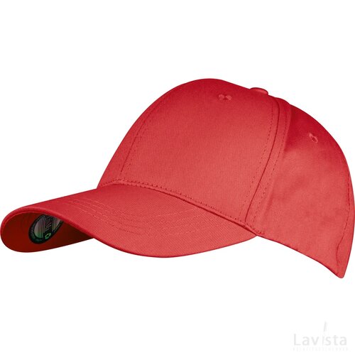ChrisMa baseballcap van gerecycled katoen rood