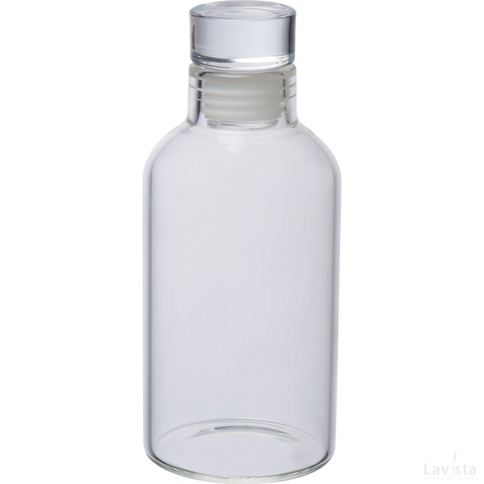 Glazen drinkfles, 300 ml transparant