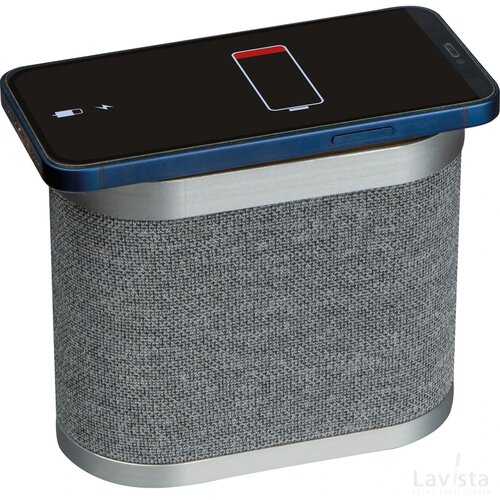 Bluetooth speaker zilvergrijs