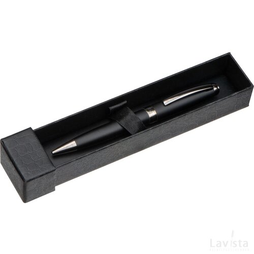 Mark Twain pen met draaimechanisme zwart