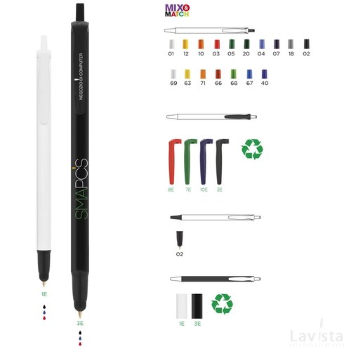 BIC® Clic Stic Stylus Ecolutions® Balpen zwart