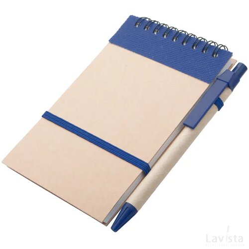 Ecocard Notitieboek Donker Blauw