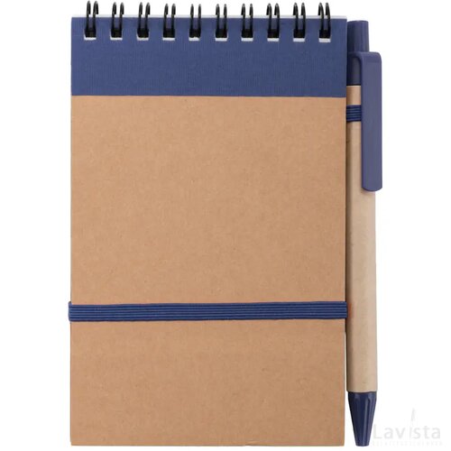 Ecocard Notitieboek Donker Blauw