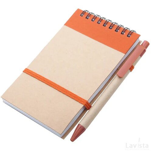 Ecocard Notitieboek Oranje