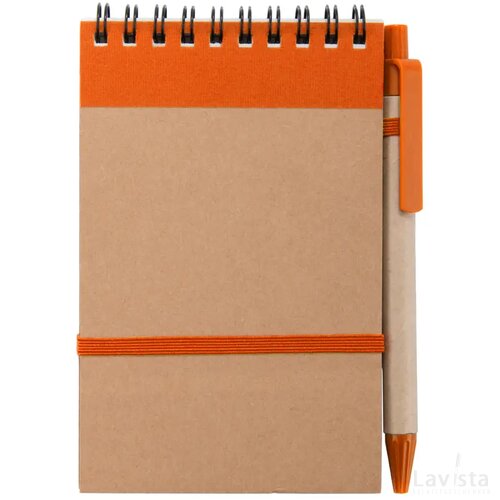 Ecocard Notitieboek Oranje
