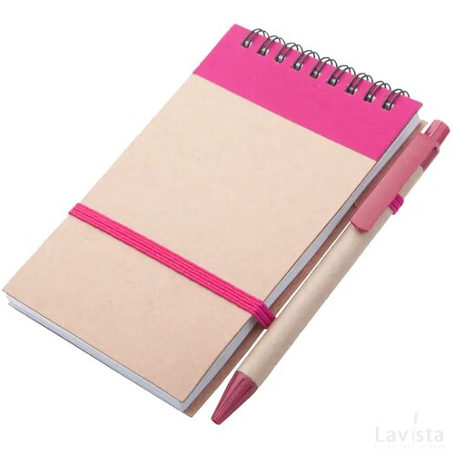 Ecocard Notitieboek Fuchsia
