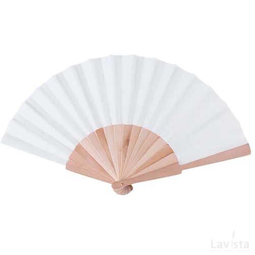 Houten waaier Wit