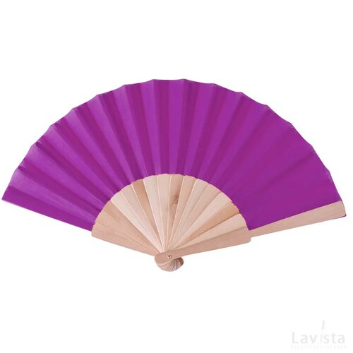 Houten waaier Paars