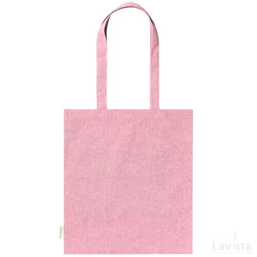 Rassel Katoenen Boodschappentas Roze