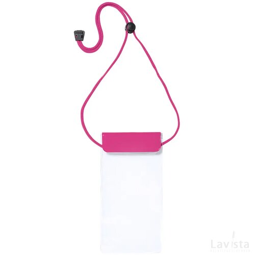 Rokdem Waterdichte Mobiele Telefoon Hoes Fuchsia