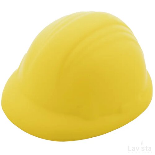 Stressbal helm Geel