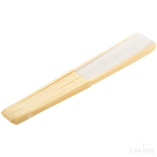 Bamboe waaier Wit