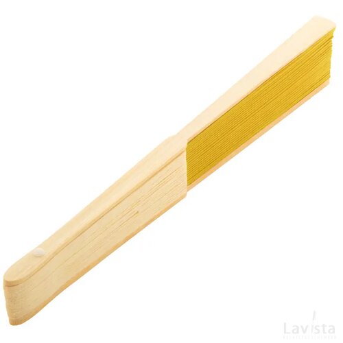 Bamboe waaier Geel