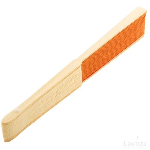 Bamboe waaier Oranje