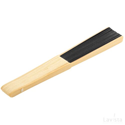 Bamboe waaier Zwart