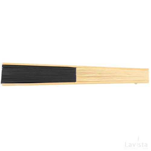 Bamboe waaier Zwart