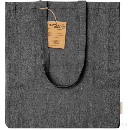 Bestla Katoenen Shopper Zwart