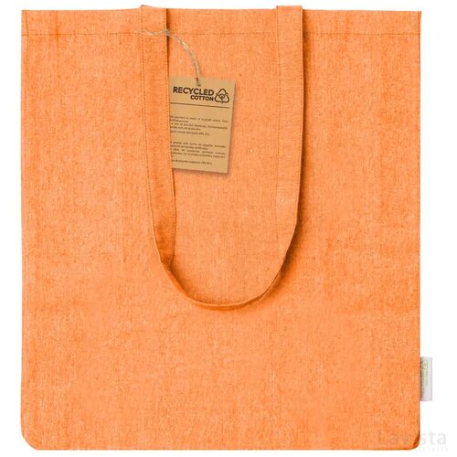 Bestla Katoenen Shopper Oranje