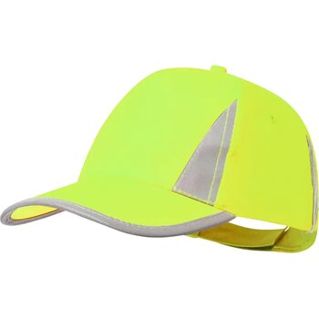 Brixa Reflecterende Baseballpet Geel
