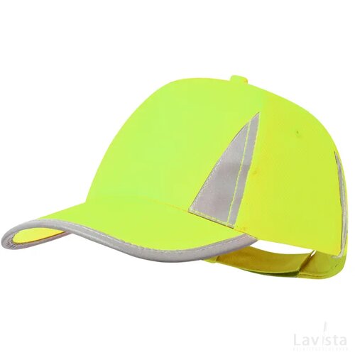 Brixa Reflecterende Baseballpet Geel