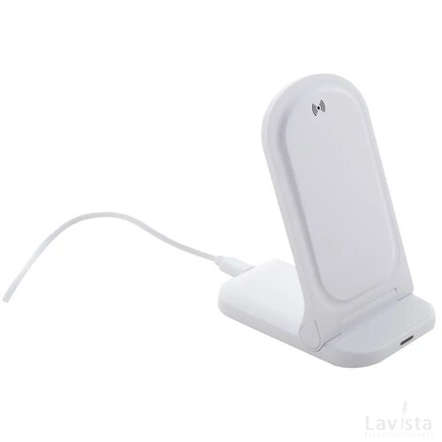 Rewolt Rabs Draadloze Oplader Mobiele Houder Wit