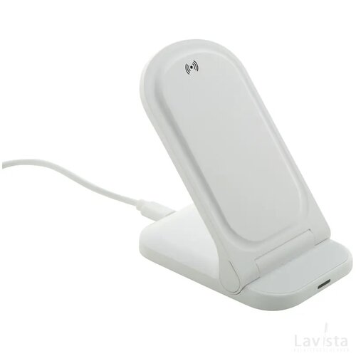 Rewolt Rabs Draadloze Oplader Mobiele Houder Wit