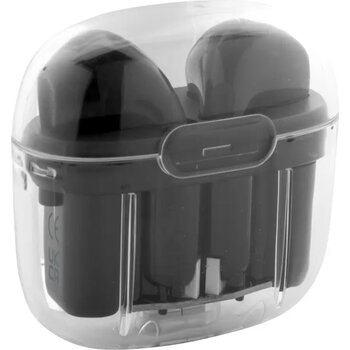 Trance Rabs Transparante Bluetooth-Oortelefoon Zwart