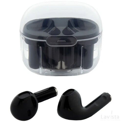 Trance Rabs Transparante Bluetooth-Oortelefoon Zwart