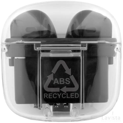 Trance Rabs Transparante Bluetooth-Oortelefoon Zwart