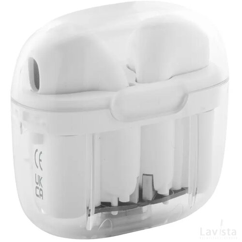 Trance Rabs Transparante Bluetooth-Oortelefoon Wit