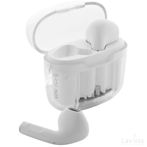 Trance Rabs Transparante Bluetooth-Oortelefoon Wit