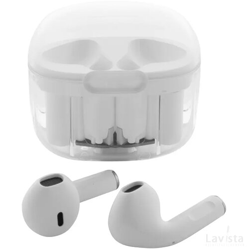 Trance Rabs Transparante Bluetooth-Oortelefoon Wit