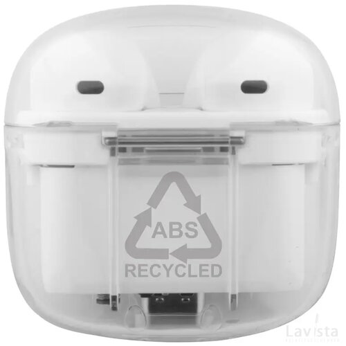 Trance Rabs Transparante Bluetooth-Oortelefoon Wit