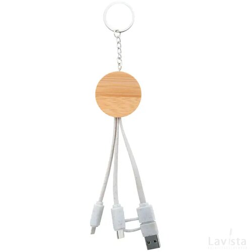 Mugory Sleutelhanger Met Usb-Oplaadkabel Natuurlijk