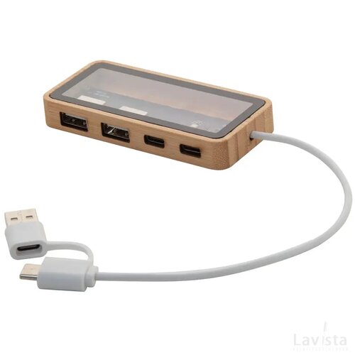 Seehub Transparante Usb-Hub Natuurlijk