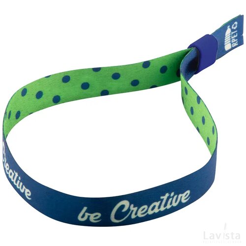 Subowrist Rpet Custom Made Festivalarmband Blauw