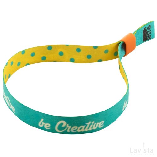 Subowrist Rpet Custom Made Festivalarmband Oranje