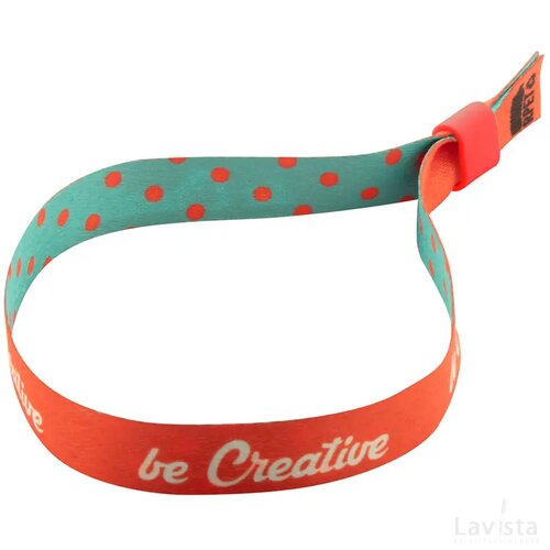 Subowrist Rpet Custom Made Festivalarmband Rood