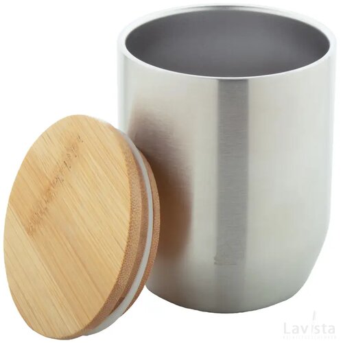 Sesboo Thermosbeker Zilver