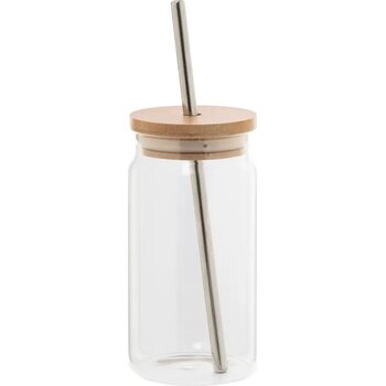 Frappu Mason Jar Beker Transparant