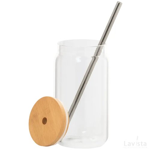 Frappu Mason Jar Beker Transparant